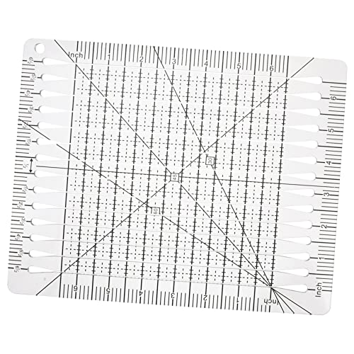 BELLIFFY Nählineal Diy Patchwork Schnittlineal Quilting Ruler Für Präzises Schneiden Von Stoffen Langlebiges Patchwork Maß Für Näharbeiten Und Bekleidungsdesign Ideal Für Kreative Diy Biegsames Lineal von BELLIFFY