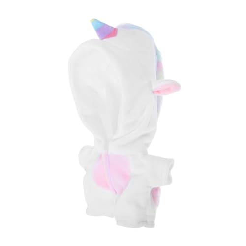 BELLIFFY Puppen-Pyjama, Austauschbar, 20 cm, Puppenkleidung, Niedlicher Puppen-plüsch-Pyjama, Einhorn-Overall, Kleidung, Puppen-Pyjama Zum Anziehen, Schönes Puppenkostüm von BELLIFFY