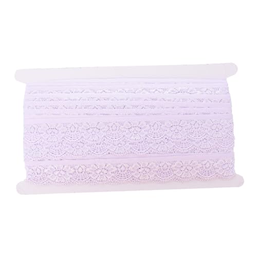 BELLIFFY Stretch-spitze Dehnbarer Spitzenbesatz Kleidungsstück Spitze Spitzenbesatz Brautparty Hochzeitsdeko Spitze Mit Floralem Muster Braut-outfit Dekorationsapplikation Lavender Nylon von BELLIFFY