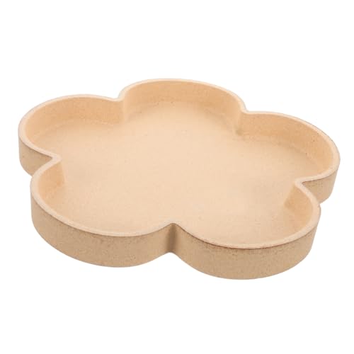 BELLIFFY Tablett für die Teestube Schmuckaufbewahrungsplatte Snackteller Kaffeetablett küche zubehör tray blumentöpfe blumenkübel Ablagefach für Lebensmittel Serviertablett aus Holz hölzern von BELLIFFY