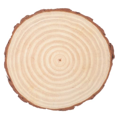 BELLIFFY dekorative Holzspäne zartes Herzstück Untersetzer leerer Mittelstückausschnitt Tischdekorationen Kreise Log-Discs naturholz holzspielzeug holzclogs hölzerne Runden holzkreise dekor von BELLIFFY