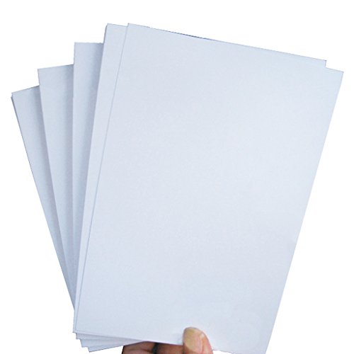 100 Blatt Hochglanz-Fotopapier, wasserabweisend, schnell trocknend, Papierhandtuchhalter, Holz von BELOWSYALER