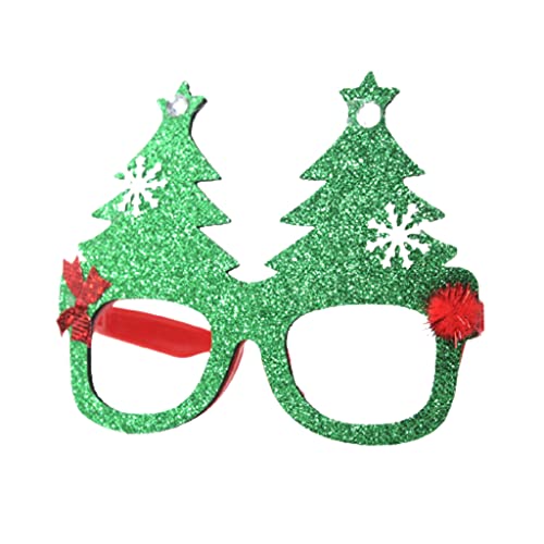 BELOWSYALER Schicke Brille für Familienmitglieder, Weihnachtsstimmung, attraktive Partybrille für Schule, Aktivität, Partybrille für Damen, Herren, Kindergeburtstag von BELOWSYALER