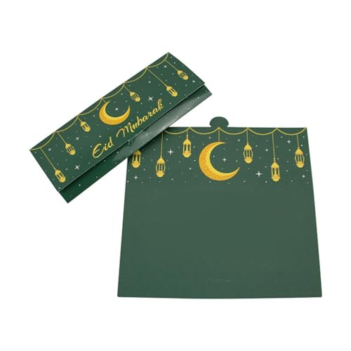 Ramadan-Grußkarten, handgefertigt, Eid Mubaraks, Geld und Geschenke, Kartenhalter, religiöse Einladungskarte, 50 Stück von BELOWSYALER