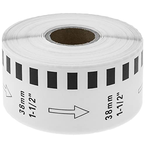 BeMatik - Rollen Etiketten Brother kompatibel DK-22225 Breite 38mm Länge 30,48m 10-Pack BeMatik - Rollen Etiketten Brother kompatibel DK-22225 Breite 38mm Länge 30,48m 10-Pack von BEMATIK.COM
