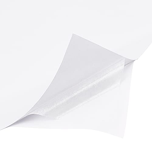 BENECREAT 10 Blatt Doppelseitige Klebeblätter Weißes Selbstklebendes Klebeband Sandwich Schicht Mit Doppeltem Klebeband Für Geschenkpapier Handgefertigte Karte, 42x29 cm von BENECREAT