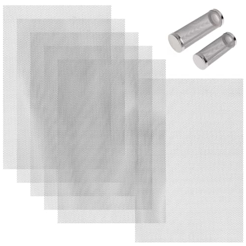 BENECREAT 10 Pcs Aluminium Bildschirm, 30x20cm Weiß Bildhauerei Drahtgeflecht Aluminium Drahtgeflecht Blatt für Bildhauerei Ton, DIY-Projekte, Partitionen, Schmuck, Masken, Home Decor Art von BENECREAT