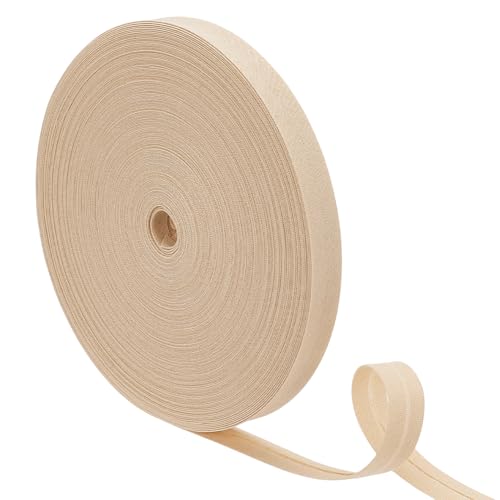 BENECREAT 25 m Schrägband Aus Baumwolle 12mm Bisque Quiltband Mit Einfacher Falte Saumband Für Schürze Mantel Kunsthandwerk Nähzubehör Bekleidungszubehör BENECREAT 25 m Schrägband Aus Baumwolle 12mm Bisque Quiltband Mit Einfacher Falte Saumband Für Schürze Mantel Kunsthandwerk Nähzubehör Bekleidungszubehör von BENECREAT