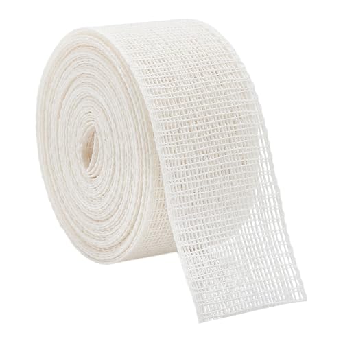 BENECREAT 5m/5.47 Yards Beige Fischgrätenfutter, 38mm breit Fischgräten Boning Futter, Polyester Fisch Boning Nähen Zubehör für DIY Handmade Handwerk Kleidung Kleid Rand Saum von BENECREAT