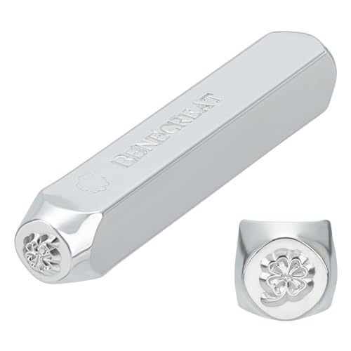 BENECREAT 6 mm Vierblättriges Kleeblatt Metall Design Stempel Stanzwerkzeug – galvanisiertes Hartstahl Werkzeuge zum Stanzen/Stanzen von Metall, Schmuck, Leder, Holz BENECREAT 6 mm Vierblättriges Kleeblatt Metall Design Stempel Stanzwerkzeug – galvanisiertes Hartstahl Werkzeuge zum Stanzen/Stanzen von Metall, Schmuck, Leder, Holz von BENECREAT