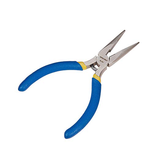 BENECREAT BC-801 5.28-INCH Lange Nase Zange Mit Seite Cutter Schmuck Zange Schmuckzange, Edelstahl Kurzkettenzange, mitternachtsblau von BENECREAT