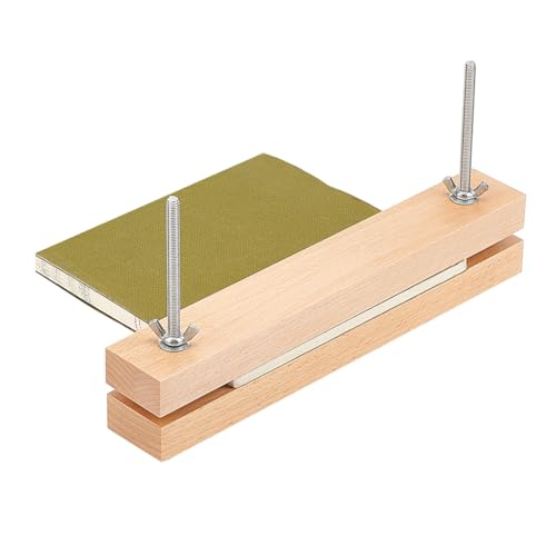 BENECREAT Buchbindepresse Aus Holz, 25x3.8cm Großes Buchbinde-Presswerkzeug, Tragbare Buchpresse Buchbinderei Für Zu Hause, Schule, DIY-Buchbinden Im Büro von BENECREAT