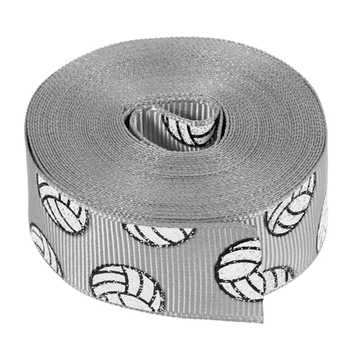 BESPORTBLE 1 Rolle Volleyballband seidenband ribbon bandfeile festivalbändchen geschenkeband Partybänder dekoratives Band dekoratives Verpackungsband Geschenkband Polyester Grey von BESPORTBLE