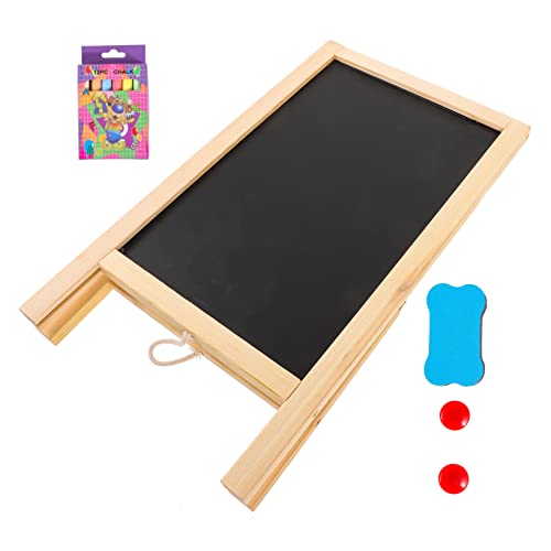 BESPORTBLE 1 Satz Zeichenbrett aus Holz Tafel Planke Teller hochzeitsdeko billardtisch Tischdekoration bread board staffelei Desktop-Messageboard Multifunktionales Messageboard-Schild von BESPORTBLE