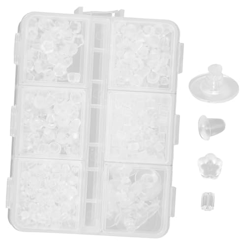 BESPORTBLE 1 Schachtel Silikon Ohrstecker Verschlüsse Weiche Hautfreundliche Ohrstecker Stoppers Langlebige Sichere Ohrring Zubehör für Damen und Herren Flexibel und Komfortabel Tragbar BESPORTBLE 1 Schachtel Silikon Ohrstecker Verschlüsse Weiche Hautfreundliche Ohrstecker Stoppers Langlebige Sichere Ohrring Zubehör für Damen und Herren Flexibel und Komfortabel Tragbar von BESPORTBLE