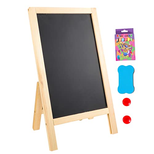 BESPORTBLE 1 Set Zeichenbrett Aus Holz Für Die Küche Memoboard Menütafel Küchendeko Tischstaffelei Kaffeebar Schild Tafel Miniatur Kreidetafel Desktop Kreidetafel Schild von BESPORTBLE