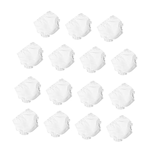 BESPORTBLE 15 Stück Teiliges Weiße Puppenunterwäsche Mini Doll Unterhosen aus Weichem Material für Puppen Geeignet als Dekorative Kleidung und Spielzeugzubehör BESPORTBLE 15 Stück Teiliges Weiße Puppenunterwäsche Mini Doll Unterhosen aus Weichem Material für Puppen Geeignet als Dekorative Kleidung und Spielzeugzubehör von BESPORTBLE