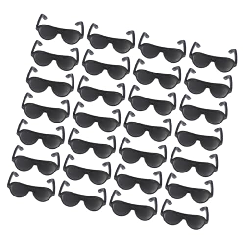 BESPORTBLE 200 Mini Puppen Sonnenbrillen aus Robustem Kunststoff Realistische Schwarze Miniatur Brillen als Puppenhaus Deko und Kostüm Accessoires für Kreatives Verkleiden und BESPORTBLE 200 Mini Puppen Sonnenbrillen aus Robustem Kunststoff Realistische Schwarze Miniatur Brillen als Puppenhaus Deko und Kostüm Accessoires für Kreatives Verkleiden und von BESPORTBLE