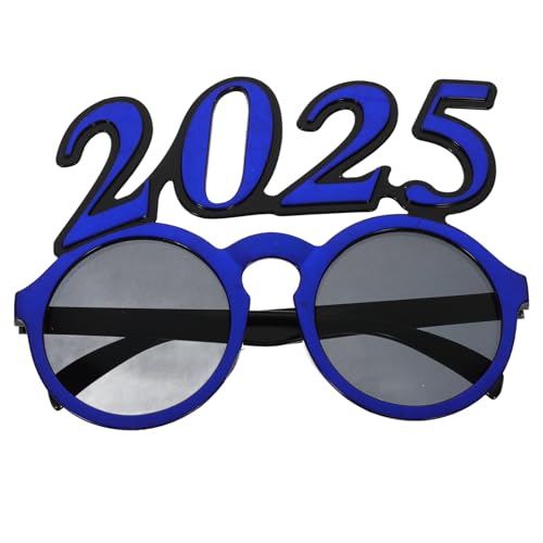 BESPORTBLE 2025 Brille Silvester 2025 Frohes Neues Jahr Brille Partybrille Brille Frohes Neues Jahr Dekorationen 2025 von BESPORTBLE