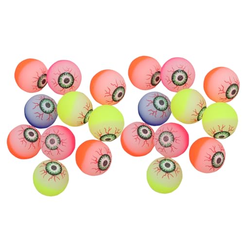 BESPORTBLE 30 stücke 32mm Halloween Bouncy Balls Scary Eye Balls Halloween Party Supplies (Zufällige Farbe) Weihnachtsdekoration Halloween, Weihnachten, Dekoration von BESPORTBLE