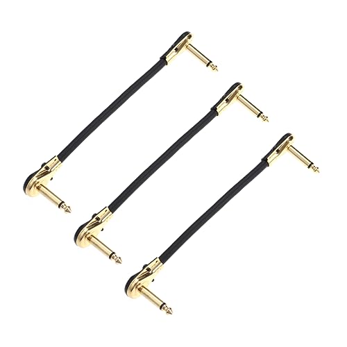 BESPORTBLE 3Stücke Teiliges Patchkabel für Gitarre Bass und Keyboard Gold Plattierte Stecker Abgeschirmt Sauerstofffreies für Effektpedale und Pedalboards BESPORTBLE 3Stücke Teiliges Patchkabel für Gitarre Bass und Keyboard Gold Plattierte Stecker Abgeschirmt Sauerstofffreies für Effektpedale und Pedalboards von BESPORTBLE