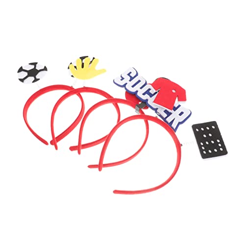 BESPORTBLE 4 Stück Teiliges Fußball Stirnband Dekorative Kopfbedeckungen für Sportwettbewerbe Party Requisiten und Fanfeste für Fußballspiele und Fanveranstaltungen BESPORTBLE 4 Stück Teiliges Fußball Stirnband Dekorative Kopfbedeckungen für Sportwettbewerbe Party Requisiten und Fanfeste für Fußballspiele und Fanveranstaltungen von BESPORTBLE