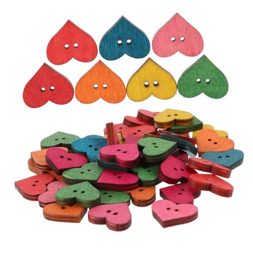 BESPORTBLE 50 Stück Herzförmige Holzknöpfe Rustikale Dekoration für Hochzeiten Kleidung Taschen Vielseitige DIY Craft Buttons für Kreative Projekte BESPORTBLE 50 Stück Herzförmige Holzknöpfe Rustikale Dekoration für Hochzeiten Kleidung Taschen Vielseitige DIY Craft Buttons für Kreative Projekte von BESPORTBLE