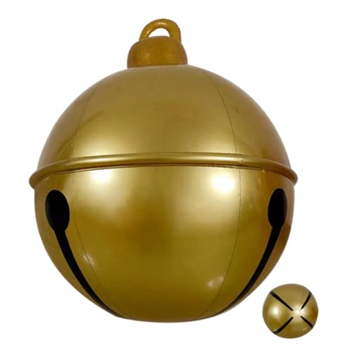 BESPORTBLE Ballonglocken Urlaub Hüpfburgen Aufblasbares Heliumtanks Für Ballons Ballonbogen-kit-ständer Heliumballonkanister Outdoor-weihnachts-hüpfburgen Schwimmt Golden Pvc von BESPORTBLE