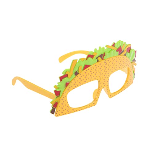 BESPORTBLE Lustige Taco Spielzeuggläser Mexikanische Taco Neuheit Brille Für Partys Einzigartige Partybrille Für Humorvolle Anlässe Spaßige Accessoires Für Jede Feier von BESPORTBLE