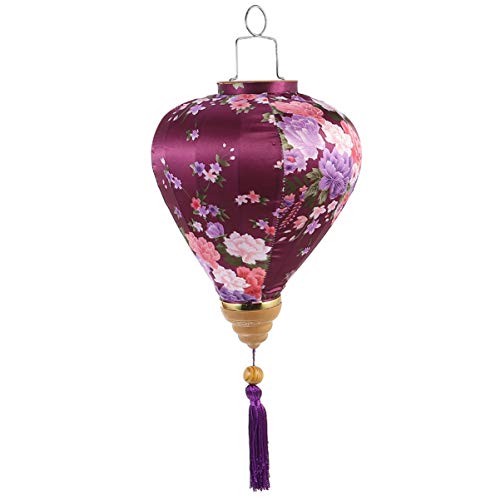 BESPORTBLE Vietnamesische Seide Lampion Ballon Vintage Laterne orientalische Seide Lampe chinesische Lampenschirm für Hochzeit Geburtstag Innen Garten Halloween Weihnachten Deko von BESPORTBLE