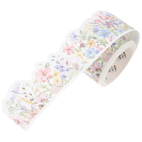 BESTOYARD 1 Rolle Taschenmaterial dekorative Klebebänder Schreibwaren dekoratives Bastelband Heimwerken Klebstoff khimar Hijab Scrapbook Notizbuch DIY Washi Tape Washi-Tapes stempeln Papier von BESTOYARD