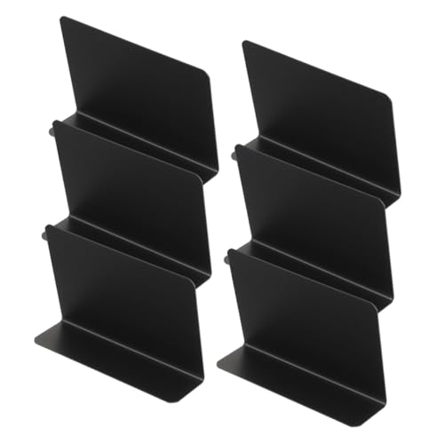 BESTOYARD 1 Satz Mini-esstischtafel Platzkarten Kreideschilder Für Den Essenstisch Namensschilder Tischschilder Tafelschilder Klein Kleine Tafelschilder Für Lebensmittel Pvc Black 6st von BESTOYARD