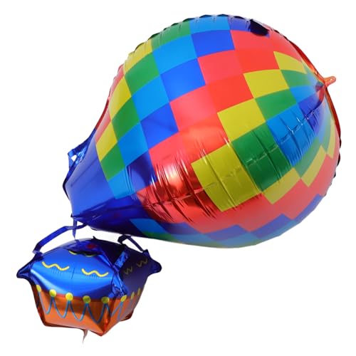 BESTOYARD 10pcs Hot Air Ballon Model Luftballons Hanging Heißluftballon Aluminium Film Balloons Hochzeitsdekor Für Kindergarten Kinder Geburtstagsfeier Hochzeit Hochzeit von BESTOYARD