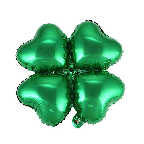 BESTOYARD 12pcs St. Patricks Day Dekorationen Vier Kleeblatt Ballons von BESTOYARD