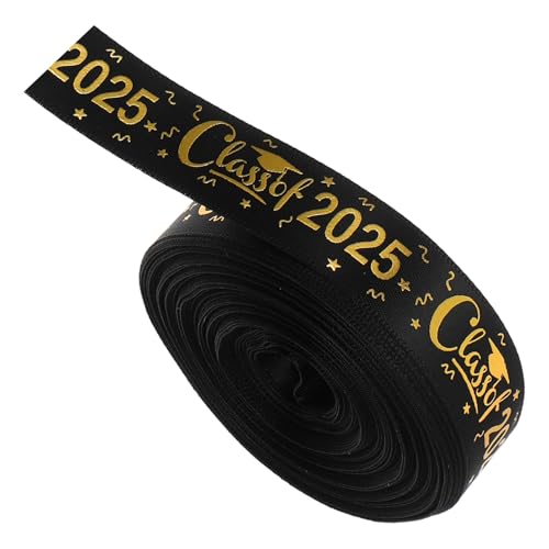 BESTOYARD 15Ft 2025 Abschluss -Diy -Band Für Kongressabsolventen Party Handwerk Handwerkswickelbox Elegant Polyester Ribbon Festival Ribbon Dekoration von BESTOYARD