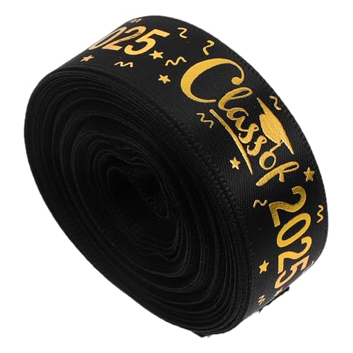 BESTOYARD 30Ft 2025 Abschluss -Diy -Band Für Kongressabsolventen Party Handwerk Handwerkswickelbox Elegant Polyester Ribbon Festival Ribbon Dekoration von BESTOYARD