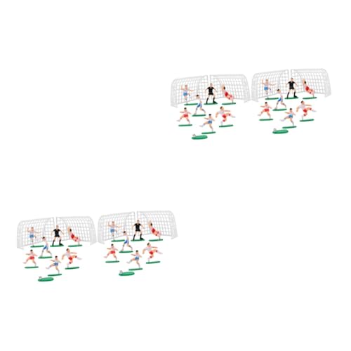 BESTOYARD 4 Sets Kuchendekoration Fußbälle Fußball Dekor Für Kuchen Miniatur Fußball Figur Miniaturen Kuchen Dekorationen Fußball Party Dekorationen Kuchendekoration Dekor Mini Fußball von BESTOYARD