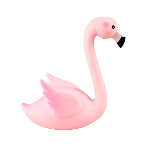 BESTOYARD Flamingo Cake Topper Rosa Flamingo Hochzeitstorte Dekoration für Geburtstag Hochzeit Baby Shower Jubiläum Hawaii Luau Party Supply (Geöffnete Flügel) von BESTOYARD