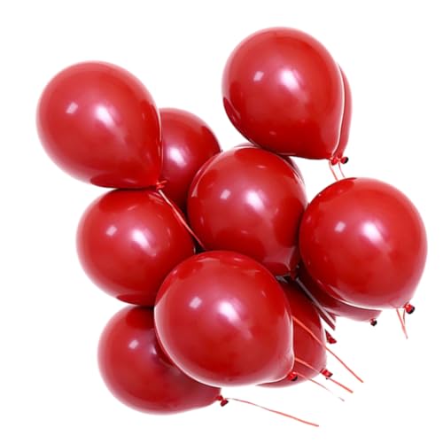 BESTOYARD Mattschwarze Latexballons Dekorative Partyballons Für Geburtstagsfeiern Hochzeiten Und Festliche Anlässe Für Kreative Dekorationen von BESTOYARD