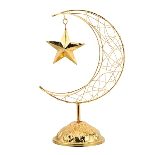 BESTOYARD Metall-mondstern-ornament Islamisches Für Ramadan Festliche Heimdekoration Eisenkunst Dekorativ Für Wohnzimmer BESTOYARD Metall-mondstern-ornament Islamisches Für Ramadan Festliche Heimdekoration Eisenkunst Dekorativ Für Wohnzimmer von BESTOYARD