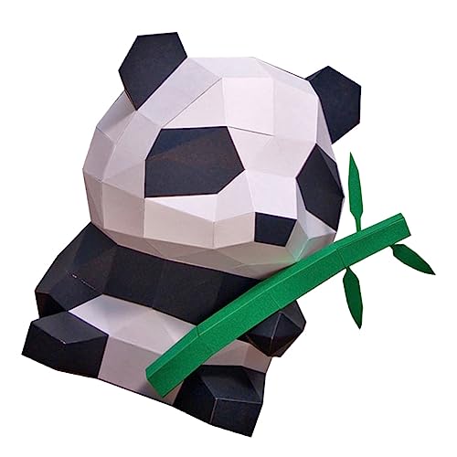 BESTOYARD Tierisches 3D-Papiermodell bastelset bastelzeug für wohnungseinrichtung Home Decoration Papierbasteltier-DIY roter Panda Panda-Origami-Papier Ornament-DIY- von BESTOYARD