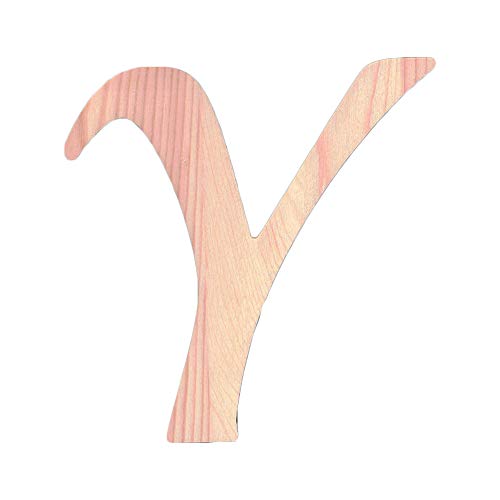 BestPysanky Unfinished Wooden Playball Italic Letter Y (6.25 Inches) von BESTPYSANKY