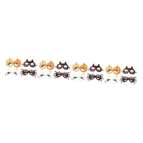 BESTYASH 16 Stk Halloween-Brille Festival-Prop-Brille Halloween-Neuheitsbrille lustige Festival-Requisitenbrille halloween brillen halloween Partybrille Brillen-Requisiten Plastik von BESTYASH