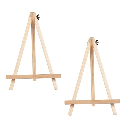 BESTYASH 2 Stück Mini Staffelei Holz Kleine Tischstaffelei Zeichenhalter Stabiles Dreibein Displaygestell für Fotos Kunstwerke Basteln für Kunstkurse Büro und Dekoration BESTYASH 2 Stück Mini Staffelei Holz Kleine Tischstaffelei Zeichenhalter Stabiles Dreibein Displaygestell für Fotos Kunstwerke Basteln für Kunstkurse Büro und Dekoration von BESTYASH