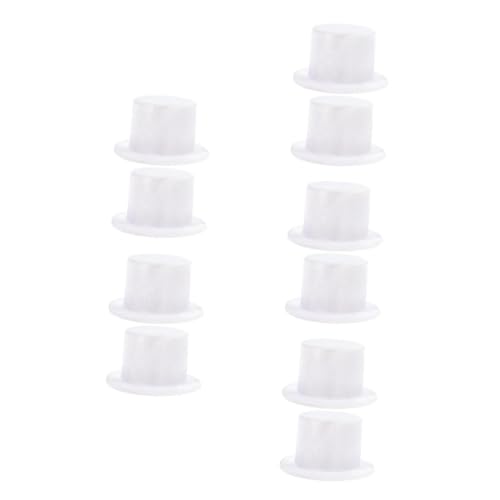 BESTYASH 5 Sätze 5 Sets Mini Schneemann Hut Zylinderhut Schneemann Dekorationskappe Weihnachtspartybevorzugung Formelle Puppenhüte Dekorativer Flaschenverschluss 2 Stück * 5 von BESTYASH