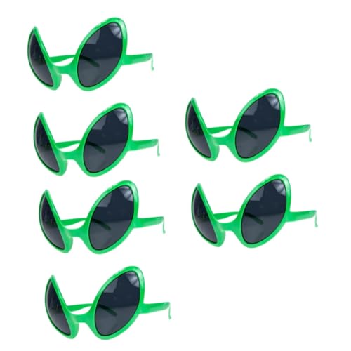 BESTYASH 6 Stk Urlaubszubehör faschingsbrille karnevalsbrille party zubehör Alien-Brille für Erwachsene Party-Gunst-Gläser Sonnenbrille Festival-Party-Brille Partybrille für Kinder Plastik von BESTYASH