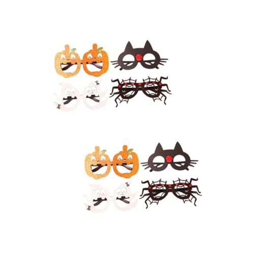 BESTYASH 8 Stk Halloween-Brille halloween brillen halloween Halloween-Partygeschenke lustige Festival-Requisitenbrille Halloween-Dekorationen lustige partybrillen Plastik von BESTYASH