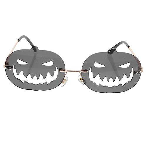 BESTYASH Hohle Kürbis- halloween pumpkin halloweenkürbis Halloween- Halloween- kürbiskerne halloween deko lustige Sonnenbrillen-Requisite Stk Black von BESTYASH