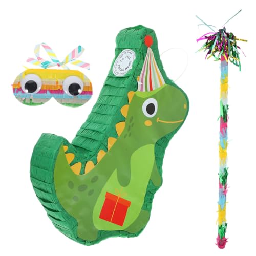 BESTonZON 1 Satz Dinosaurier-Pinata süßigkeiten komfetti dekoration party susigkeite bastelzeug candy Neuheit Piñata Pinata-Spielzeug bunter Piñata-Stick Pinata-Dekor Piñata schmücken Papier von BESTonZON