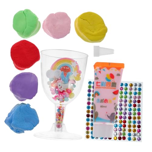 BESTonZON 1 Satz Kreative Handarbeit DIY bausatz DIY Kits künstlerisches Schaffen kindertag Kinder Ton Spielzeug Basteln für Kinder Modelliermasse-Kit Kunstknete für Kinder Plastik von BESTonZON